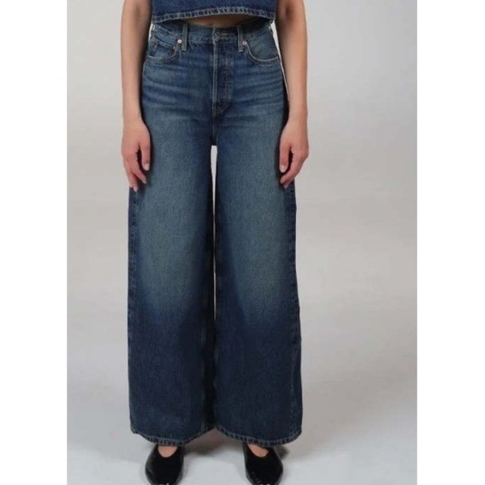 Etica Terranea Marley Ultra High Rise‎ Baggy Wide Leg Jeans Size 30